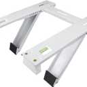 Window Air Conditioner Bracket, Heavy Duty AC Support with 2 Arms, Up to 200 lbs, Universal Fit 5,000 to 22,000 BTU Window Units