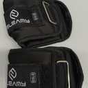 Ankle Weights for Women & Men - 0.5lb/1lb/2lb/3lb Pairs for Walking, Running, Yoga, Fitness - Premium Ice Silk Fabric - Comfortable, Durable & Tear Resistant (Black)