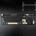 Sumgsn 173 Keys Doubleshot Keycaps Cherry Profile Apes Keycaps Set 7u Spacebar Fit for 61/64/87/104/108 Cherry Mx Switches ISO ANSI Layout Mechanical Keyboards Alice Keyboards