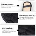 Garneck Chair Armrest Pad Office Gaming Chair Armrest Cushion Pillow Cover Support for Elbow Forearms (Black)