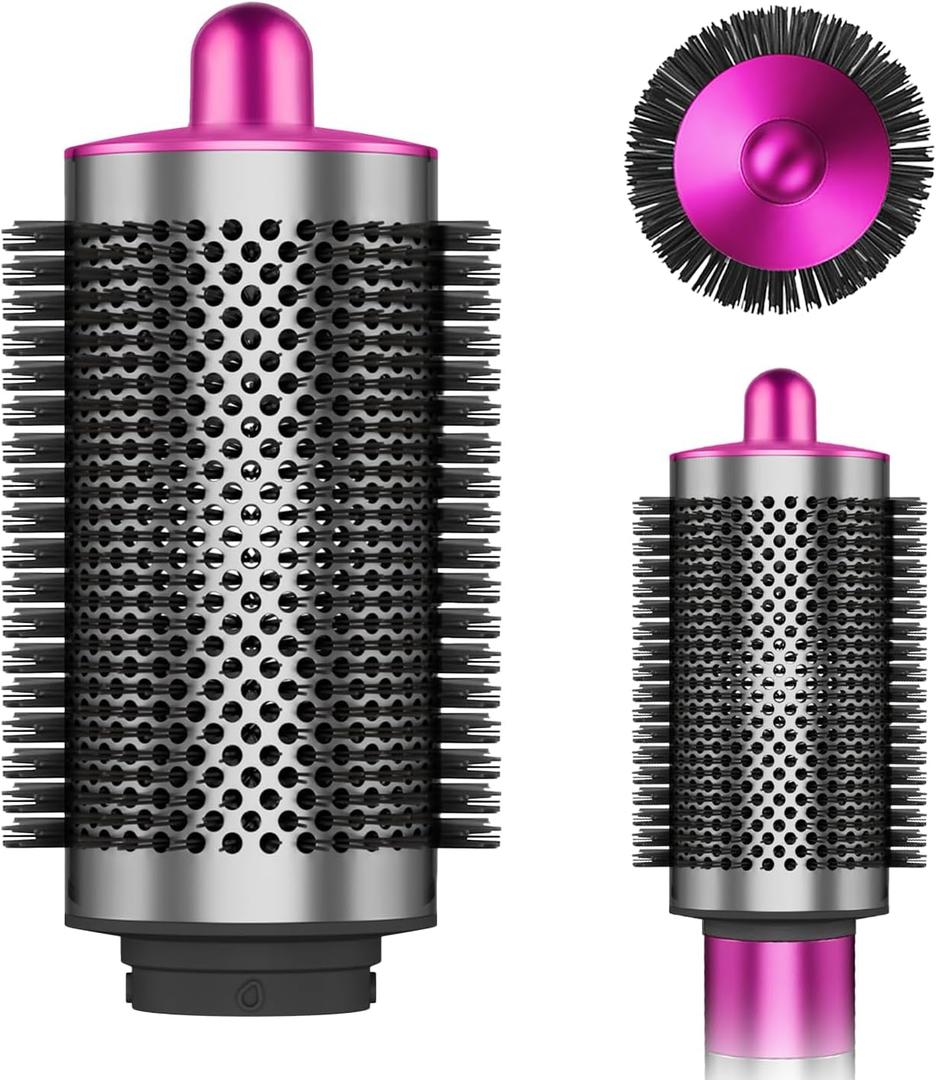 Large Round Volumizing Brush for Dyson Airwrap attachments,for Fluff Up Volumize and Styling Hair,Big Curls & Volume Boost