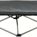 Regalo My Cot Extra Long Portable Bed, Includes Fitted Sheet, Gray 54x28x12 Inch (Pack of 1)