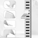 30 PCS Adjustable Cabinet Shelf Clips Stainless Steel Metal Shelf Clips Metal Bracket Clip Heavy Duty Wire Shelfs Clip Replacement Adjustable Shelving Brackets Pins for Kitchen Cabinet Sheving