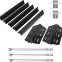 Grill Parts for Weber Genesis 300 Series w/Front Control, 7621 Flavorizer Bars and Heat Deflector 62752 Burner Kit for Weber Genesis 300 E/S/EP 310 320 330 for Weber Genesis 300 Accessories