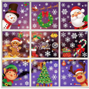 15 Sheets Christmas Window Clings, Snowflake Window Clings for Stickers for Glass, Christmas Decorations Decals for Snowman Santa Claus Tree Reindeer Elf Winter Party Accessories Supplies Decor
Overall Pick