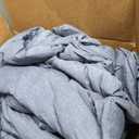 CozyLux Twin/Twin XL Comforter Set Dorm Bedding, 2 Pieces Light Grey Twin Extra Long Soft Luxury Cationic Dyeing Comforter for College, Light Gray Breathable Bed Set with 1 Comforter and 1 Pillow Sham