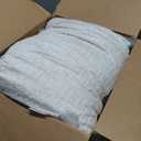 ACCURATEX Pillows Queen Size Set of 2, Rayon Derived from Bamboo Removable Cover, Shredded Memory Foam Pillow with Down Alternative Fill (Adjustable), Supportive Pillows for Side Back Sleepers (Grey)