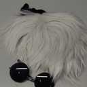 Short Gray Gojo Satoru Cosplay Costume Wigs for Men Adults Halloween Male with Black Glasses (Grey)