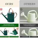 Metal Watering Can for Outdoor and Indoor Plants, Watering Can Decor, 1 Gallon (NewGreen)