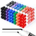 Tbay Dry-Erase Markers - 36 Counts, Chisel Tip Whiteboard Markers for Office/School Supplies, Low Odor, 6 Assorted Colors (Multicolor)