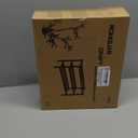 3 Tier Bamboo Shoe Rack for Closet Free Standing Wood Shoe Shelf Storage Organizer for Entryway Small Space Stackable 27"x11"x20" (Black)