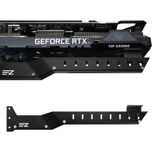 EZDIY-FAB GPU Holder Brace Graphics Card Support, Video Card Sag Holder/Holster Bracket Support RX6700, RTX3090 - 309EZ-Black