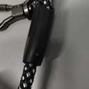 NTR Long Dog Leash, 20FT Check Cord with Swivel Lockable Hook and Comfortable Padded Handle for Reflective Dog Leash for Small Medium and Large Dogs Walking Training Hiking Camping Playing (20ft*1/3", Black)