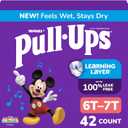 Pull-Ups Boys' Potty Training Pants, Size 6T-7T Training Underwear (55-75 lbs), 42 Count