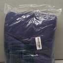 BELIZZI HOME 100% Cotton Bed Blanket, Breathable Thermal Blanket Twin Size, Soft Chevron 60''x90'', Perfect for Layering Any All Season, Navy Blue