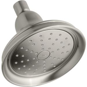 KOHLER 14519-G-BN Bancroft Single-Function Shower Head, 5-15/16" Showerhead with One Spray, 1.75 GPM, Vibrant Brushed Nickel