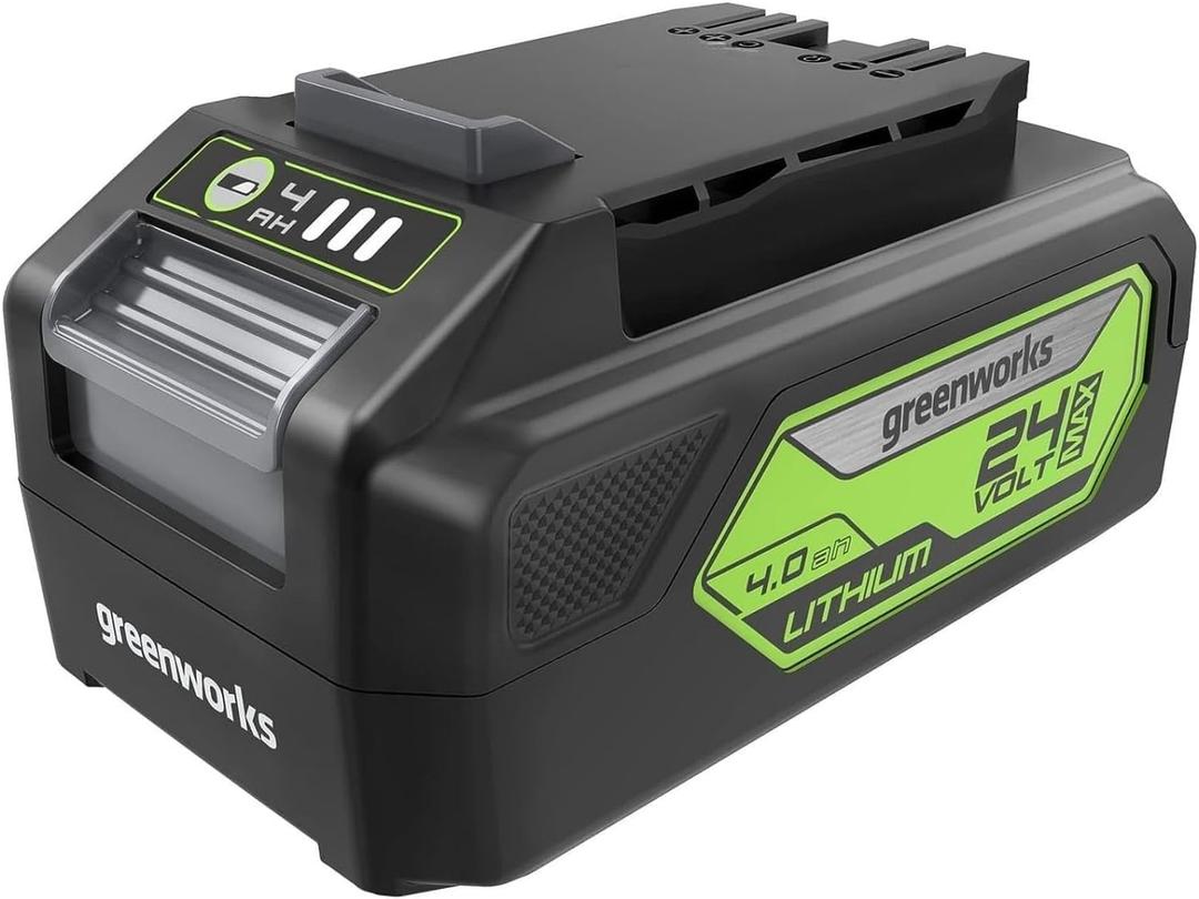 Greenworks 24V 4.0Ah Lithium-Ion Battery (Genuine Greenworks Battery/ 125+ Compatible Tools)