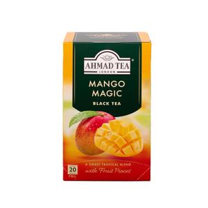 6 x Ahmad Teas - Mango Black Tea 1.4oz - 20 Tea Bags (EXP 05/24/26)
