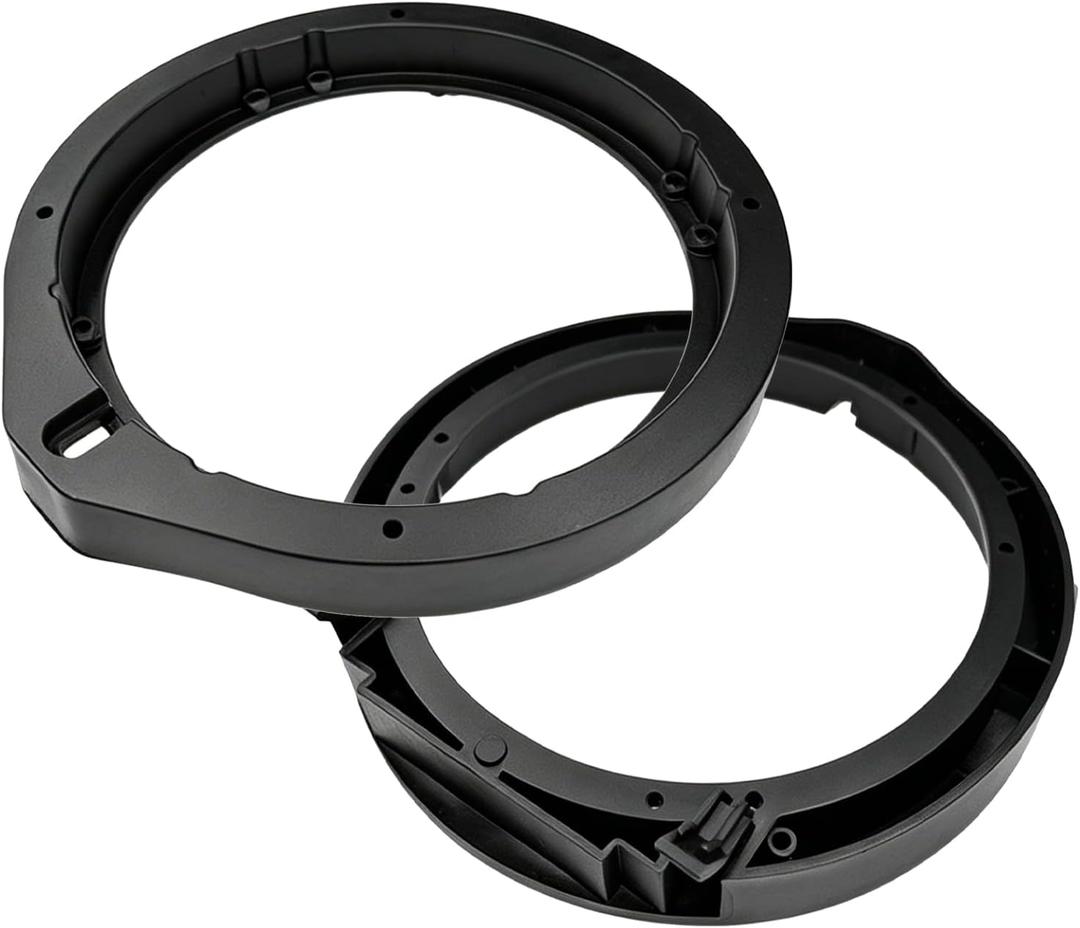 6.5In Speaker Adapter for Honda, Speakers Mounting Brackets Gasket Speaker Spacers Adapter, Car Door Stereo Audio Video Modified Gasket for Honda Accord Spritzer Civic Frontier CRV Colorado(2PCS)