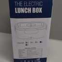 Heated Lunch Box for Men&Women - 80W Electric Lunch Box for Adults with Dual 1.5L 304 Stainless Steel Containers Fast Heating Portable Food Warmer for Car&Truck Travel lonchera electrica (Gray)