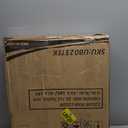 42lbs Patio Umbrella Base with Wheels - Heavy Duty Outdoor Patio Market Umbrella Stand for Deck, Poolside, Balcony, Wind-Resistant Design, Decorative Wood Pattern (Teak)