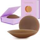Nipple Covers for Women, Reusable Seamless No-Show Silicone Covers (S)