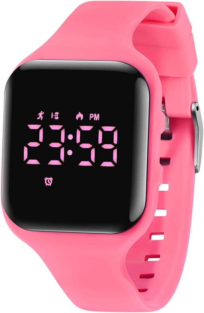 Kids Watches for Girls Boys Digital Sport Watch with Step Counter Pedometer Vibration Alarm Clock, No App Waterproof Fitness Tracker Kids Watch Boys Girls Teens Students Ages 5-16 Kids Watches for Girls Boys Digital Sport Watch with Step Counter Pedometer Vibration Alarm Clock, No App Waterproof Fitness Tracker Kids Watch Boys Girls Teens Students Ages 5-16
