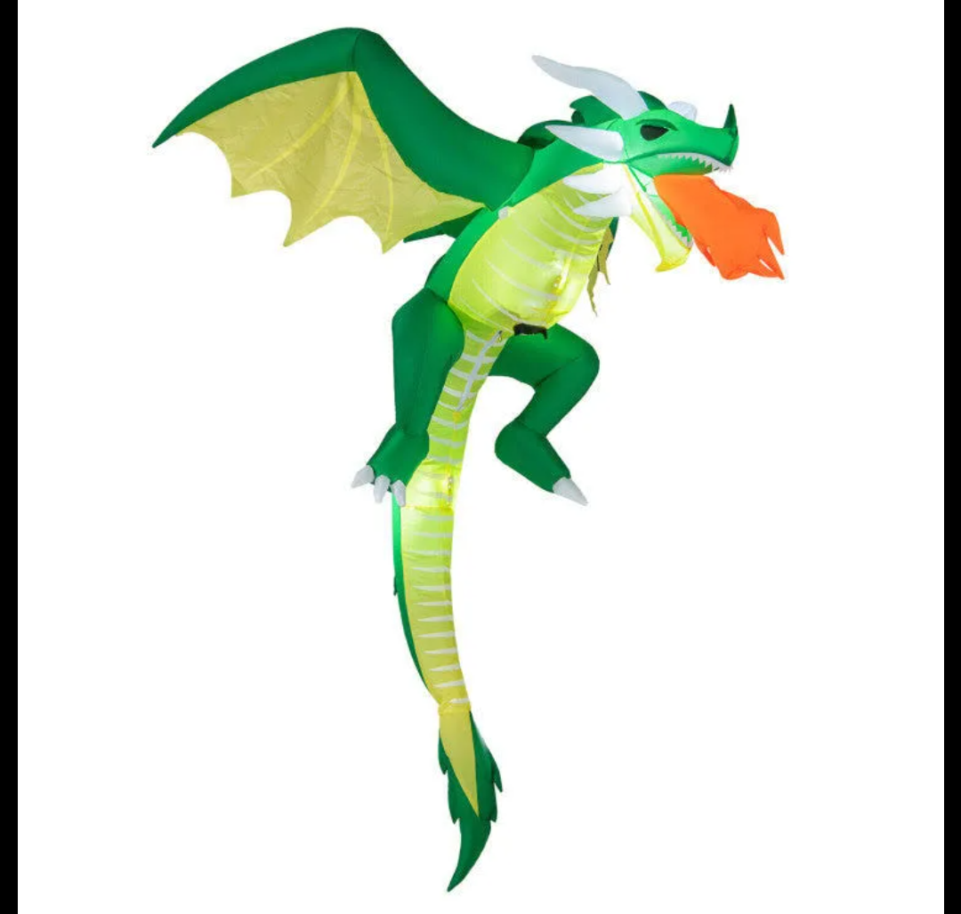 5-foot-hanging Halloween Inflatable Dragon