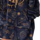 Harry Potter Womens Wearable Blanket Hoodie | Adults Fluffy Fleece Hooded Pullover Hogwarts Graphic | Wizard Lined Loungewear with Big Pocket