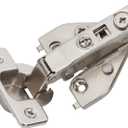 Amerock 2 Pack Full Overlay Soft-Closing Euro Concealed Hinge for Face Frame Cabinet, 105-degree Opening Angle with 3-Way adjustability