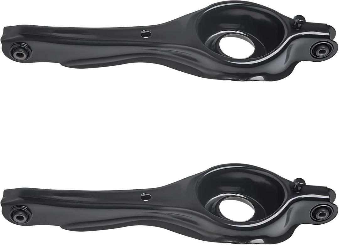 2Pc Set K641244 Rear Lower Rearward Control Arm Assembly Fit For 2000-2011 Fo-rd Focus Passenger Driver Side Suspension