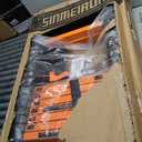 SINMEIRUN Telescoping Ladder, 16.5 FT, A Frame, 330 lbs Capacity; Orange | ANSI Certified, switches between A Frame and Extension Ladder; Collapsible Multi-Purpose for Home, Roof and RV