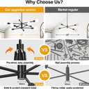 MQMQA Sputnik Chandeliers Dining Room Light Fixture (10-Light, 32-Inch), Modern Black Chandelier, Height Adjustable Mid Century Modern Chandeliers for Dining Room Kitchen Island (Bulbs Not Included)