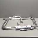 Medline Toilet Safety Rail For Seniors with Easy Installation, Height Adjustable Toilet Safety Frame, Bathroom Assist Rail with Armrests, Bathroom Safety, 250 lb. Weight Capacity