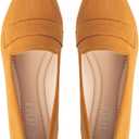 MUSSHOE Pointed Toe Women FlatsSlip-on Loafers ShoesComfortable Dressy Casual Business Office Ballet Flats for Working Women Aged 25-45 All Seasons (Brown)