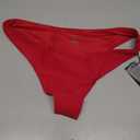 RELLECIGA Women's Cheeky Bikini Bottom (Medium, Red)