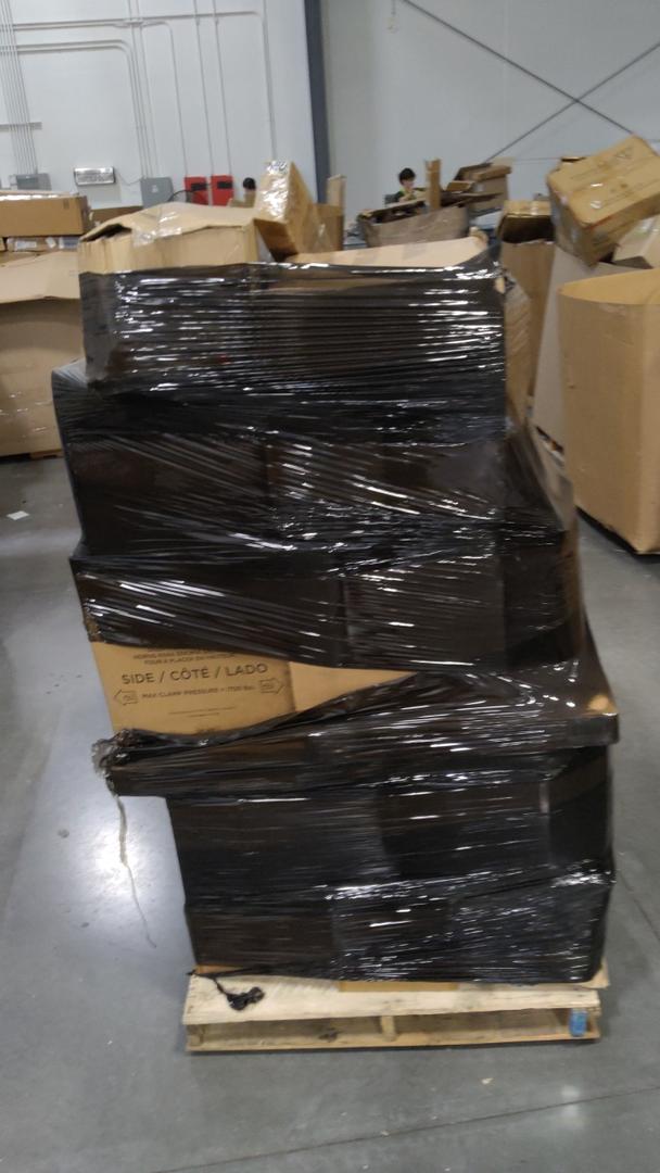 pallet of salvage items