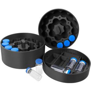 3ml Vial Storage Inserts for Hydrapeak 32oz and 18oz Food Thermos Hold, Holds up to 48 3ml Vials