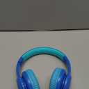 Kids Bluetooth 6.0 Headphones with LED Light, 85Hours Playtimes, Type-C Fast Charging, 85/94dB Volume Limited, Comfort Wireless Headphones with Built-in Mic, Wired & TF Card Mode, Blue