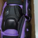 Skating Protective Gear Knee and Elbow Pads Wrist Guards for Roller Skating Skateboarding, Skate Pads Adult Knee Pads (Adult (14+ years), Purple)
