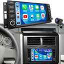 5G WiFi Upgrade Car Radio for Jeep Liberty 2008-2012, Dodge Grand Caravan 2008-2020, Chrysler Town & Country 2008-2016, 7 Inch Wireless Carplay Android Auto Touch Screen Stereo, GPS BT FM SWC Camera