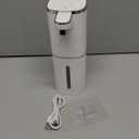 Automatic Liquid Soap Dispenser,Touchless Soap Dispenser,13.5oz/400ml Rechargeable Wall Mounted Smart Dispenser for Bathroom Kitchen,Easy for Toddlers(White)