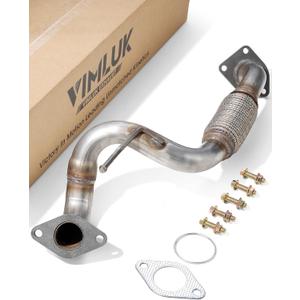 53826 Stainless Steel Exhaust Flex Pipe Compatible with 2008-2013 Nissan Rogue; 2014-2015 Nissan Rogue Select (VK-53826)