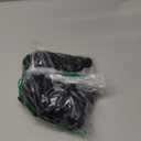 Sexy Cutout Halter Underwire Leather Mesh Sheer Mini Skirt Stocking Lingerie Set 4 Piece Outfits (3X-Large, Glossy Black)