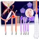 Meifuly High F Rrequency Wand Portable Machine, Portable Handheld High F requency Wand Machine with 7 Different Tubes (MultiColored)