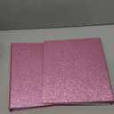 Paper Junkie 2 Pack Sparkly Pink 3 Ring Binder with 2 Inch Rings, Glitter File Folder Pockets for Office Supplies, Planner, Portfolio 350 Sheet Capacity (11 x 12 in)