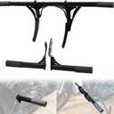 WOWTK Highway Footpeg Engine Guard Crash Bar+Passenger Peg Crash Bar Frame Slider fits for Harley Softail Street bob,Low Rider,Low Rider S 2018 2019 2020 2021 2022 2023 2024