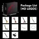 LED Lighting Compatible with Lego Minions and Gru's Family Mansion 75583, Light Kit Compatible with Lego 75583, Giving Light to Model, NOT Included The Model SetStandard Version