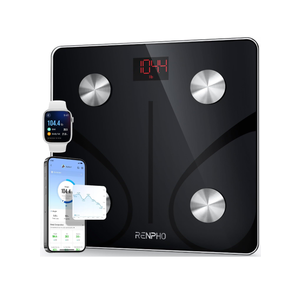 RENPHO Smart Scale for Body Weight, FSA HSA Eligible, Digital Bathroom Scale BMI Weighing Bluetooth Body Fat Scale, Body Composition Monitor Health Analyzer with Smartphone App, 400 lbs - Elis 1