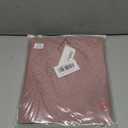 Plus Size Shirts for Women Summer Eyelet Tops Lapel Neck Tees Powder Pink, Size: 2XL